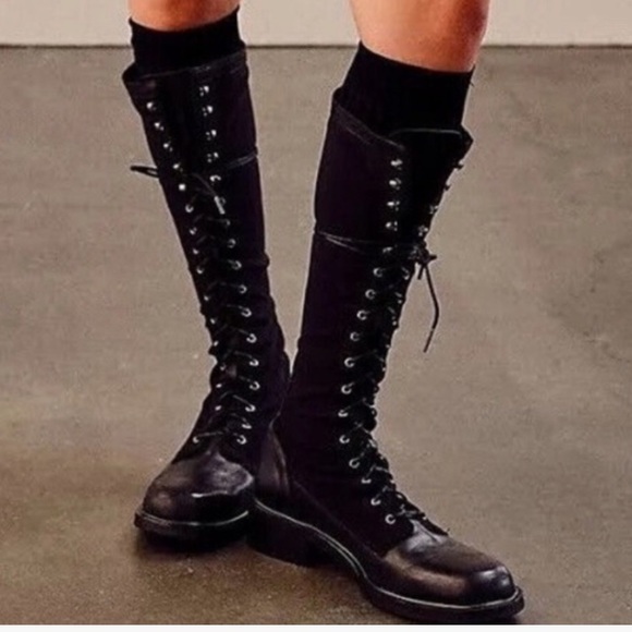 Free People Shoes - HOST PICK 🥳 New Free People Trickum Tall Boot Leather Black EU 40. US 9 /9.5